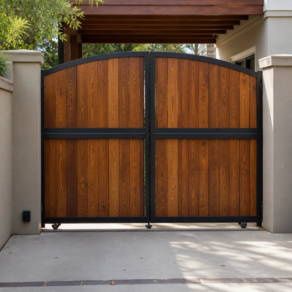 Wood & steel frame